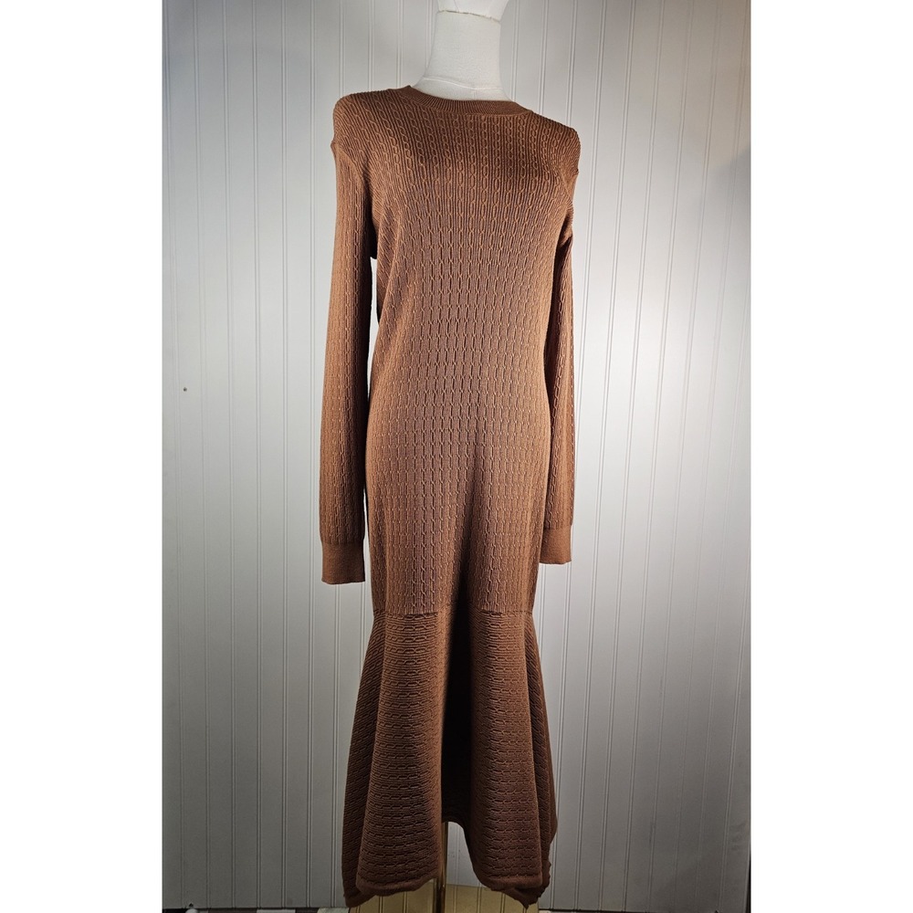 Etcetera Cavalleri Trumpet Sweater Dress Women's Size M NWT Bohemian